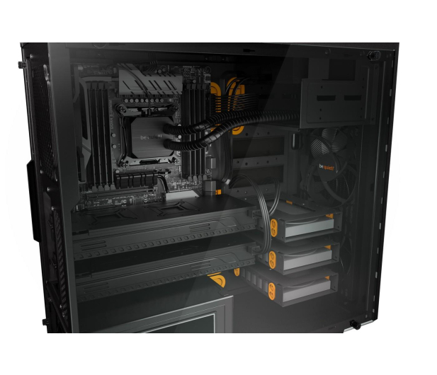 BE QUIET! PURE BASE 600 Window Orange BGW020 BGW20 - 351875 - zdjęcie 4